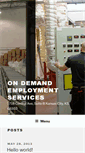 Mobile Screenshot of ondemandemployment.net